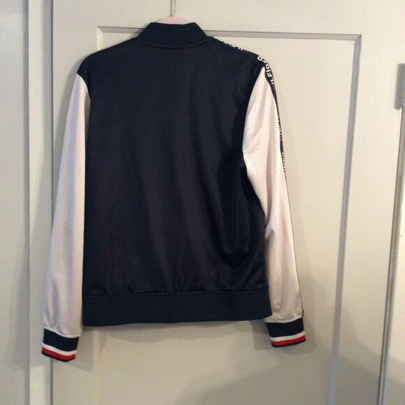 Vintage Tommy Hilfiger Track Zip Front Mesh Jacket small S - Picture 3 of 6